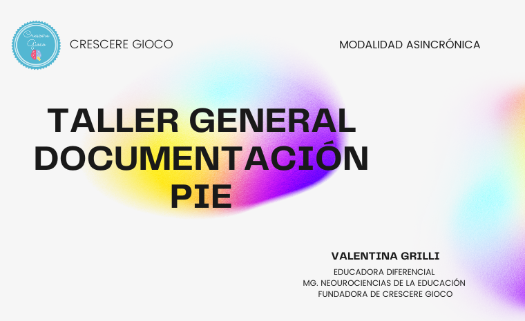 Taller general documentación PIE