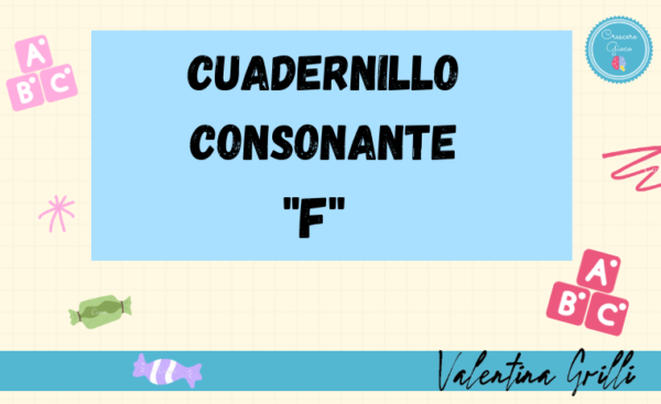Cuadernillo Consonante "F"